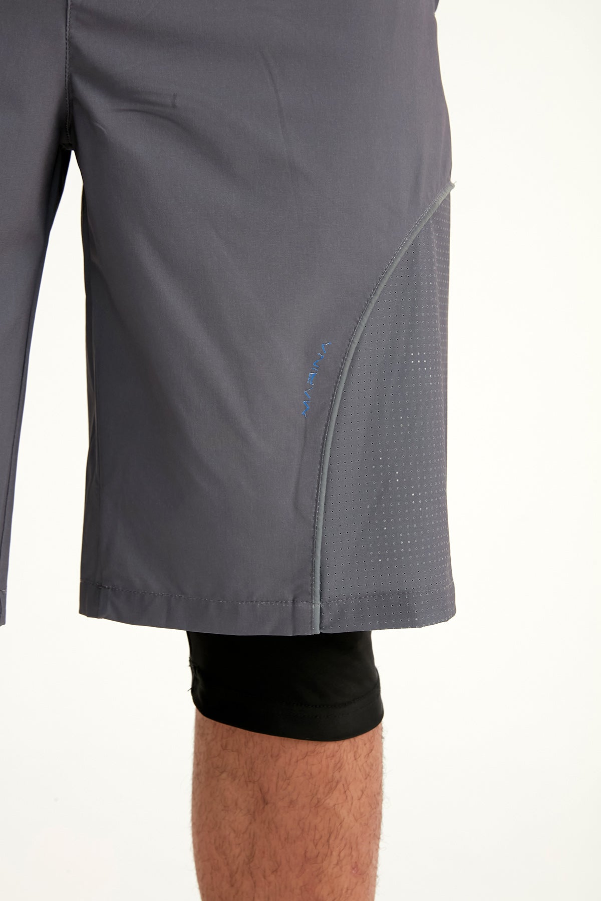 Marina Gray Men's Modest Swim Shorts – S2501-1