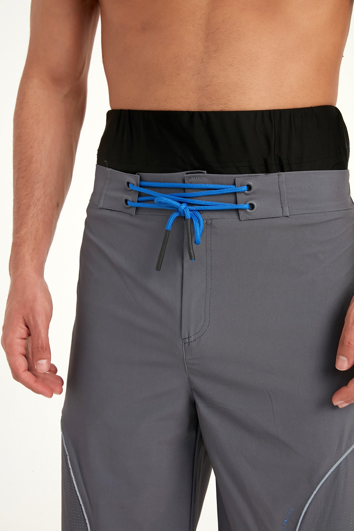 Marina Gray Men's Modest Swim Shorts – S2501-1