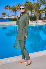 Marina Khaki Modest Swimwear Burkini - M2508-3