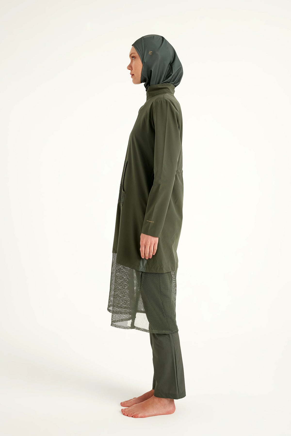 Marina Khaki Modest Swimwear Burkini - M2508-3