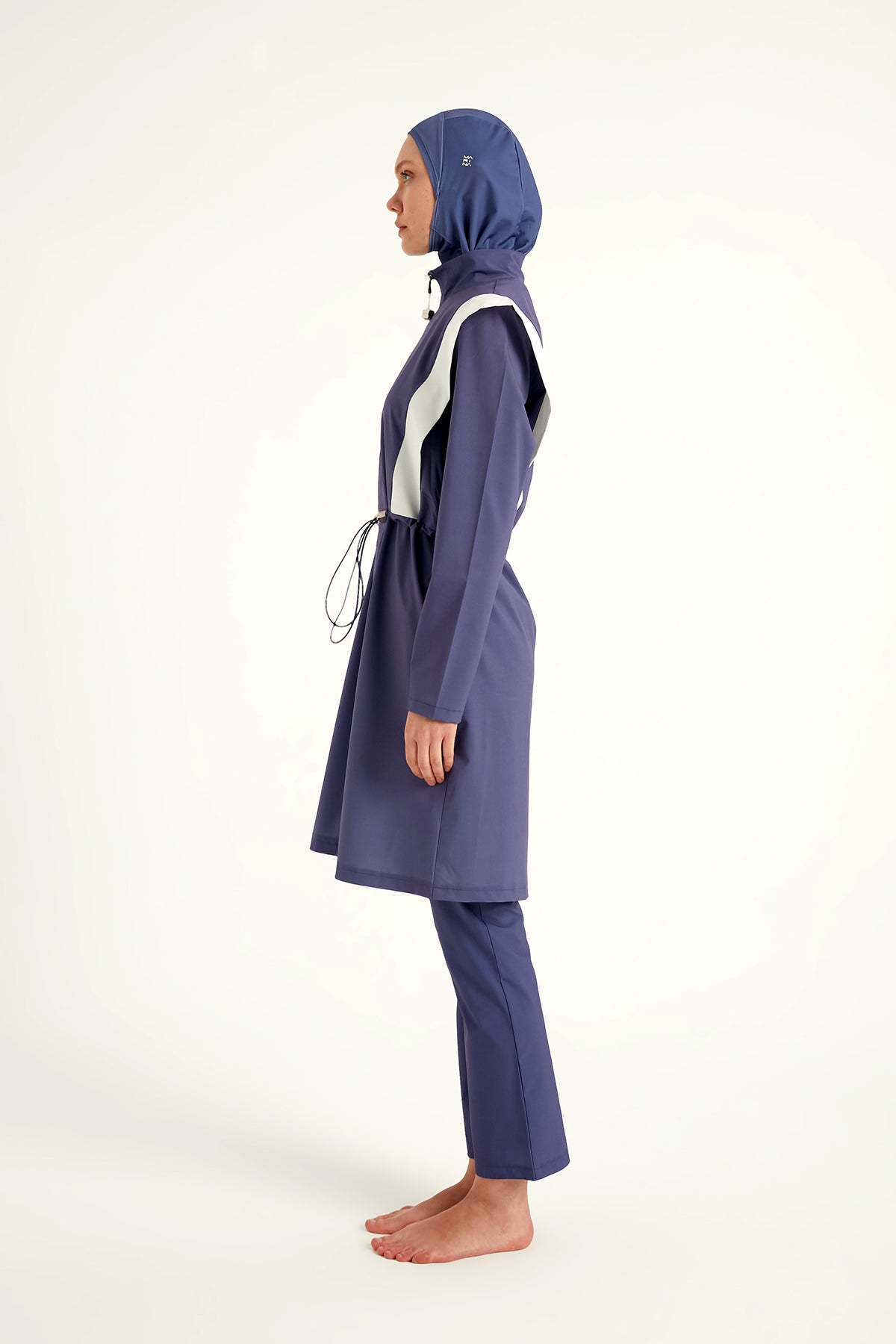 Marina Full Coverage Modest Swimsuit in Indigo - M2526-2