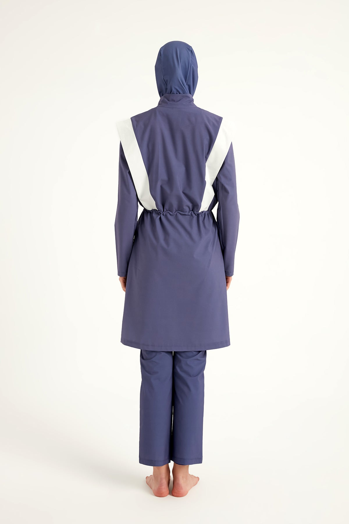 Marina Full Coverage Modest Swimsuit in Indigo - M2526-2