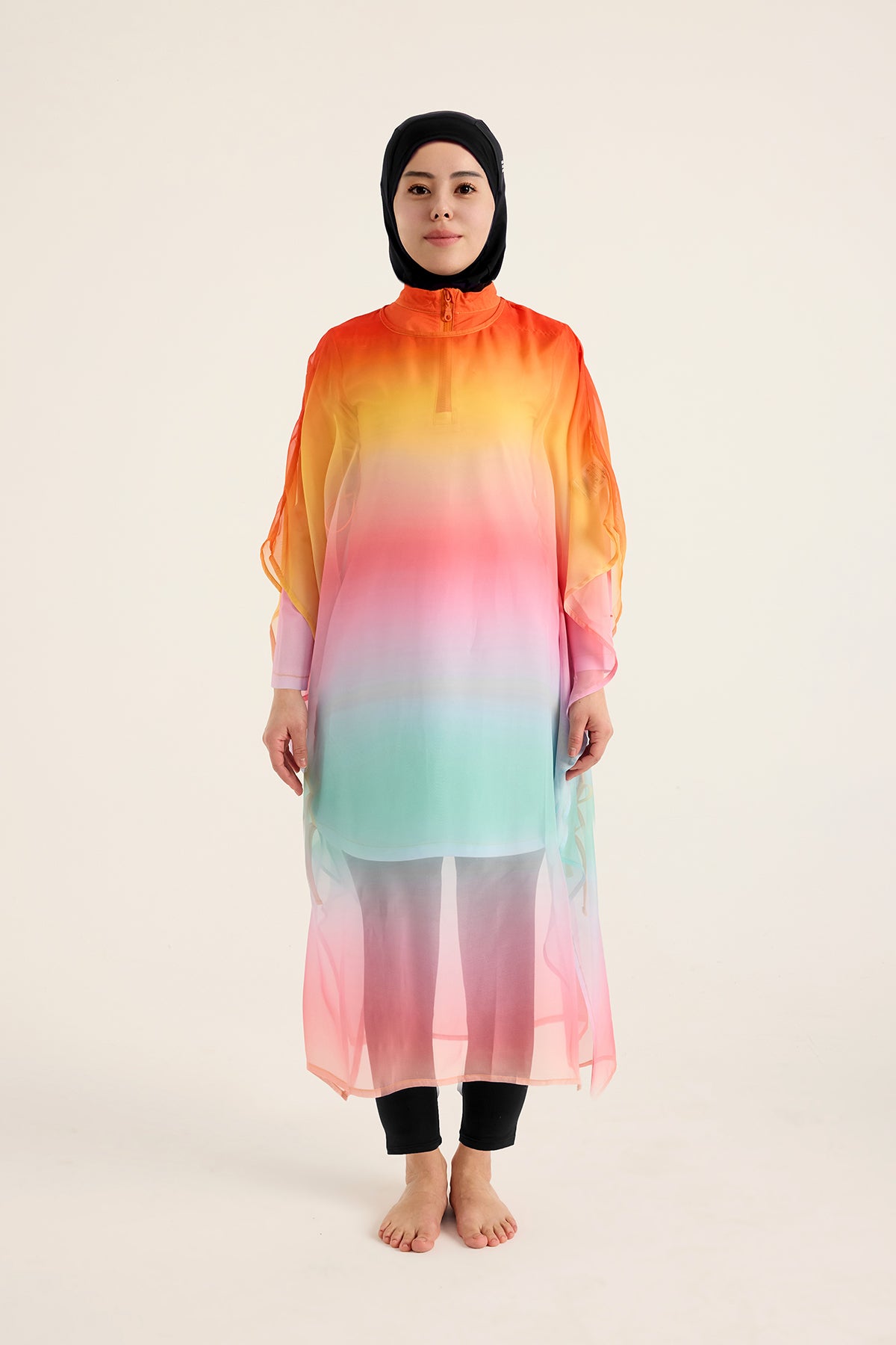 Marina Girls Beach Cover Up Chiffon Kimono Colorful - GP2501