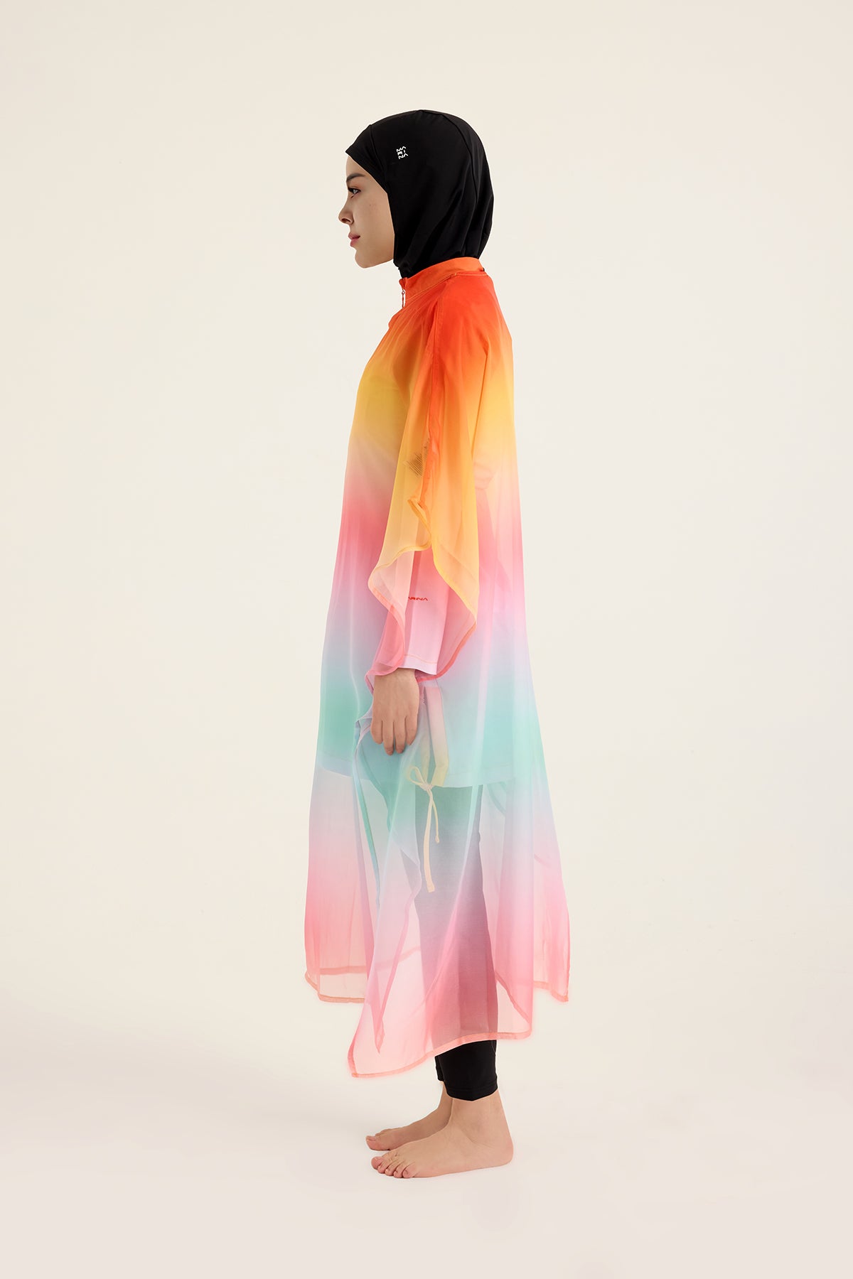 Marina Girls Beach Cover Up Chiffon Kimono Colorful - GP2501