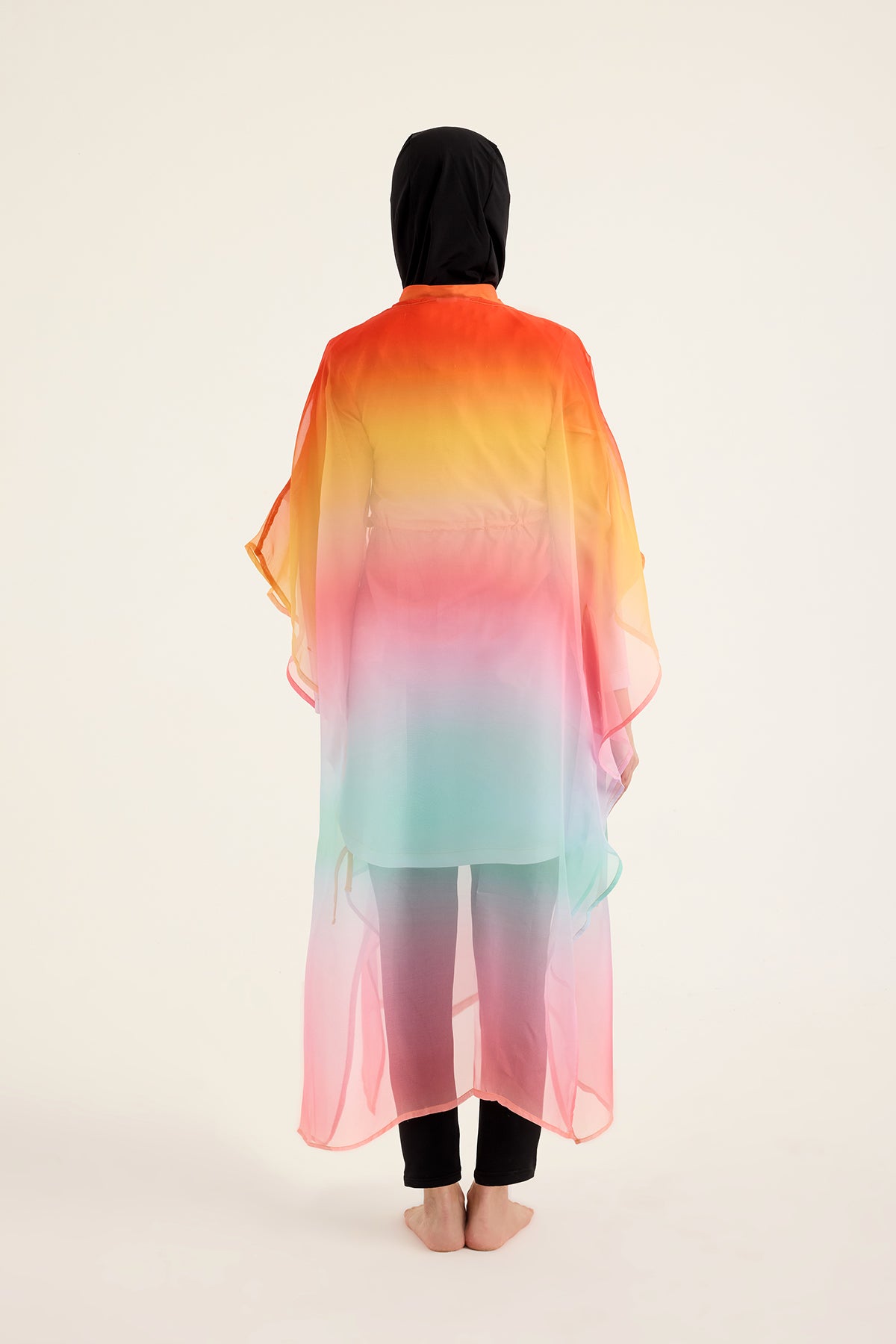 Marina Girls Beach Cover Up Chiffon Kimono Colorful - GP2501