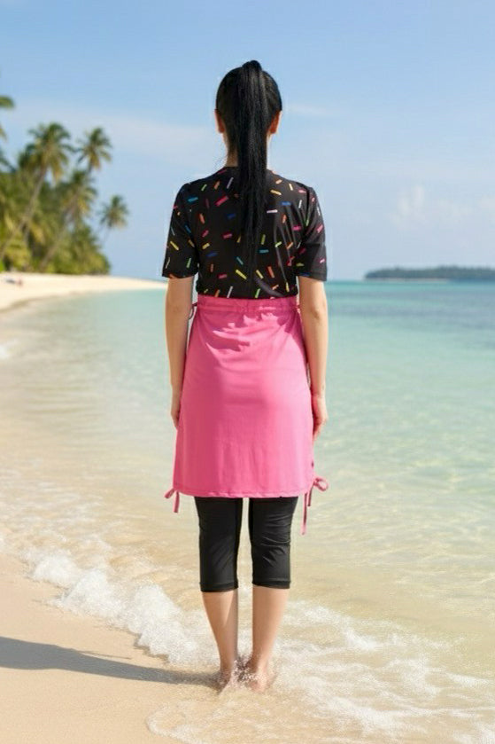 Marina Modest Swimwear for Girls – Sprinkle Pink G2502