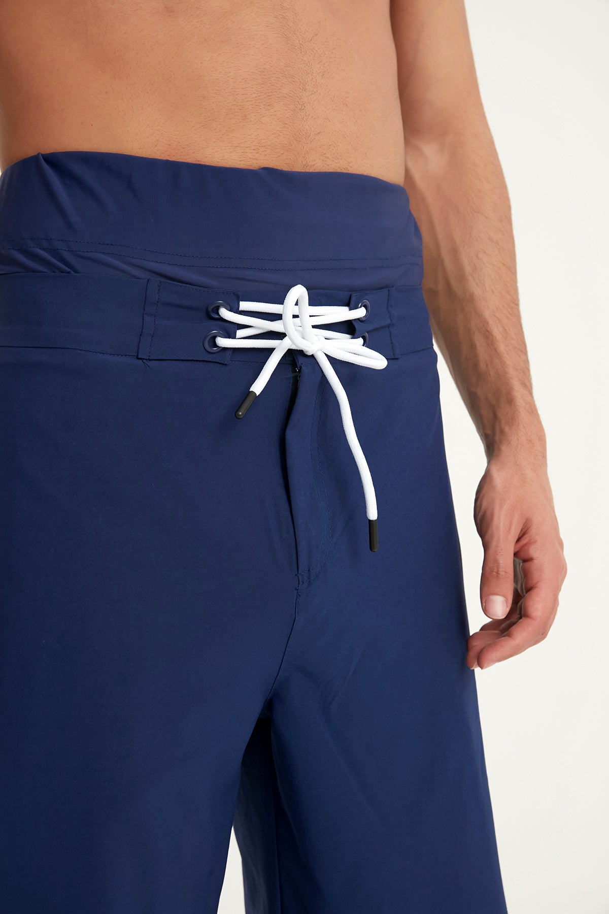 Marina Navy Modest Swim Shorts for Men - S2504-2