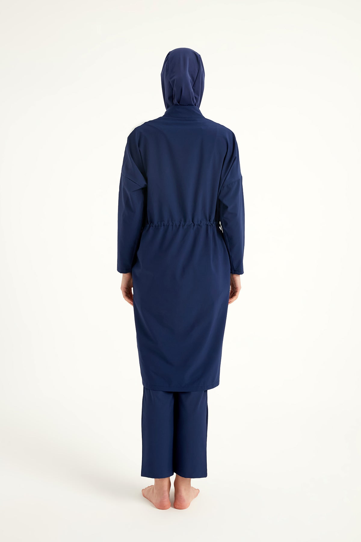 Navy Full Coverage Modest Swimwear Burkini Set M2507-2