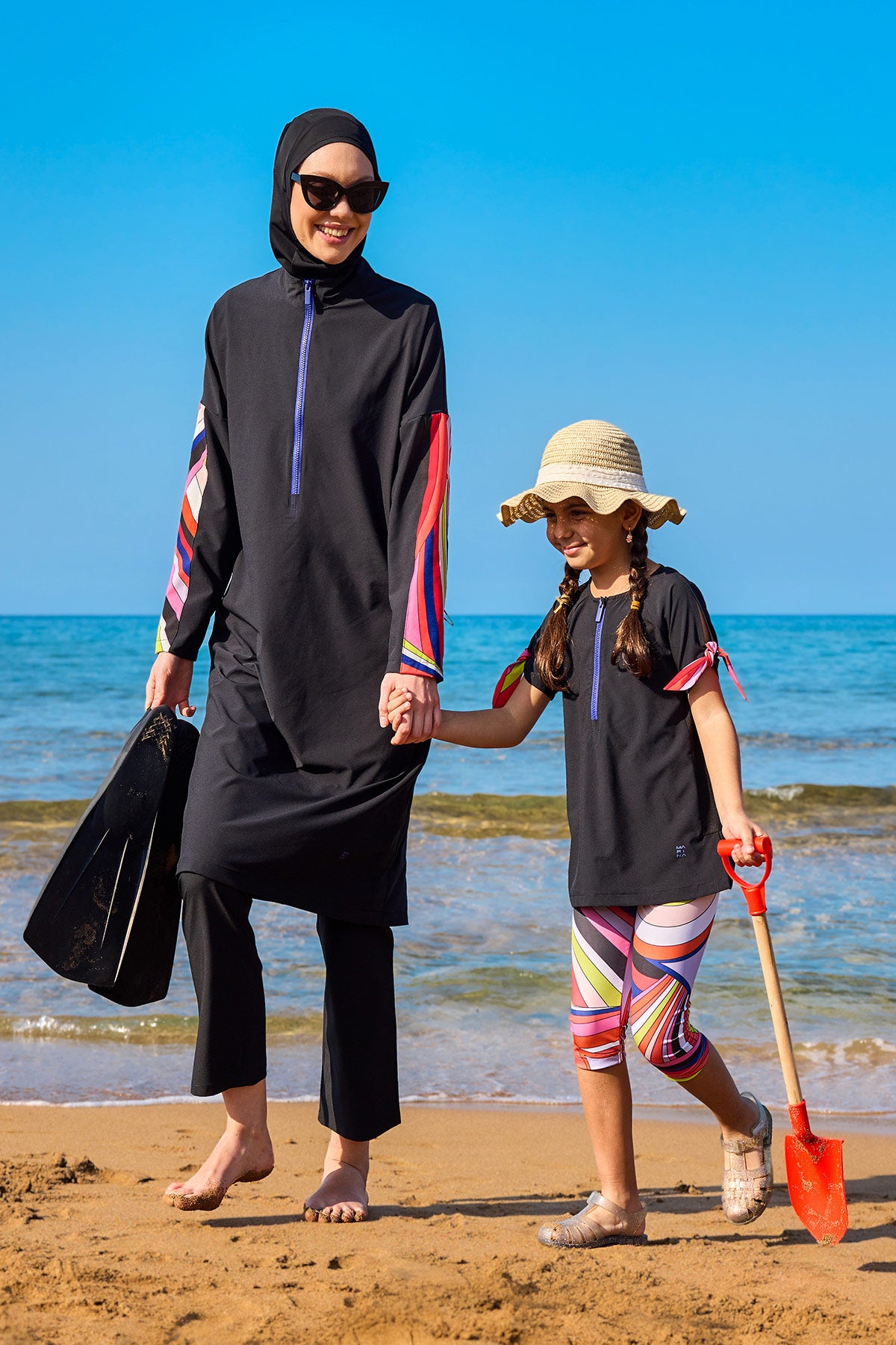 Marina Girls Beach Cover Up Lightweight Kimono Colorful - CP2507