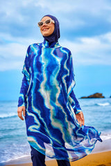 Marina Silky Pareo with Colorful Pattern - P2513-2