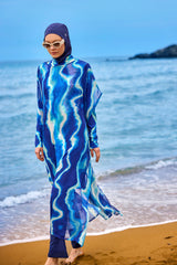 Marina Silky Pareo with Colorful Pattern - P2513-2