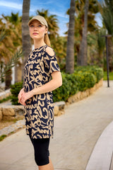 Marina Colorful Semi-Covered Swimsuit - H2505