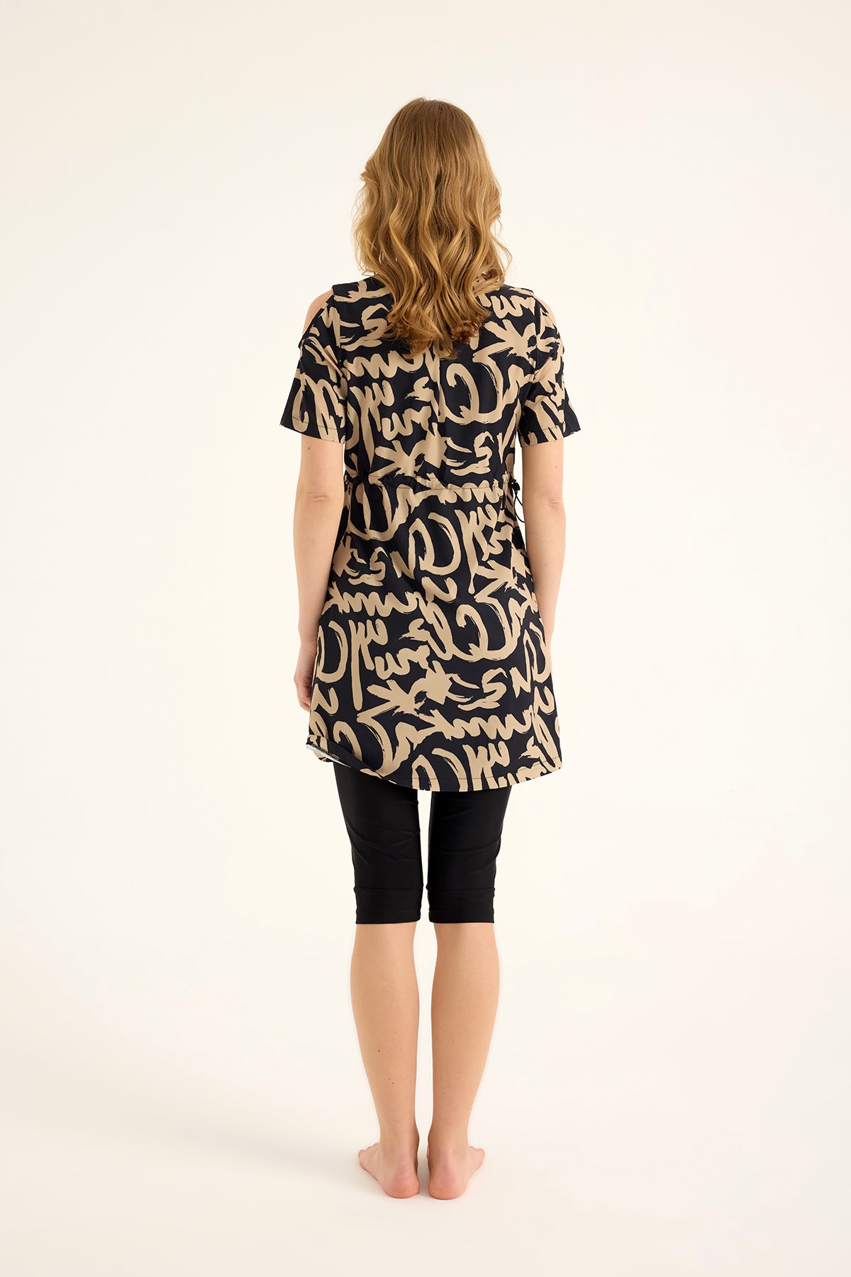 Marina Colorful Semi-Covered Swimsuit - H2505