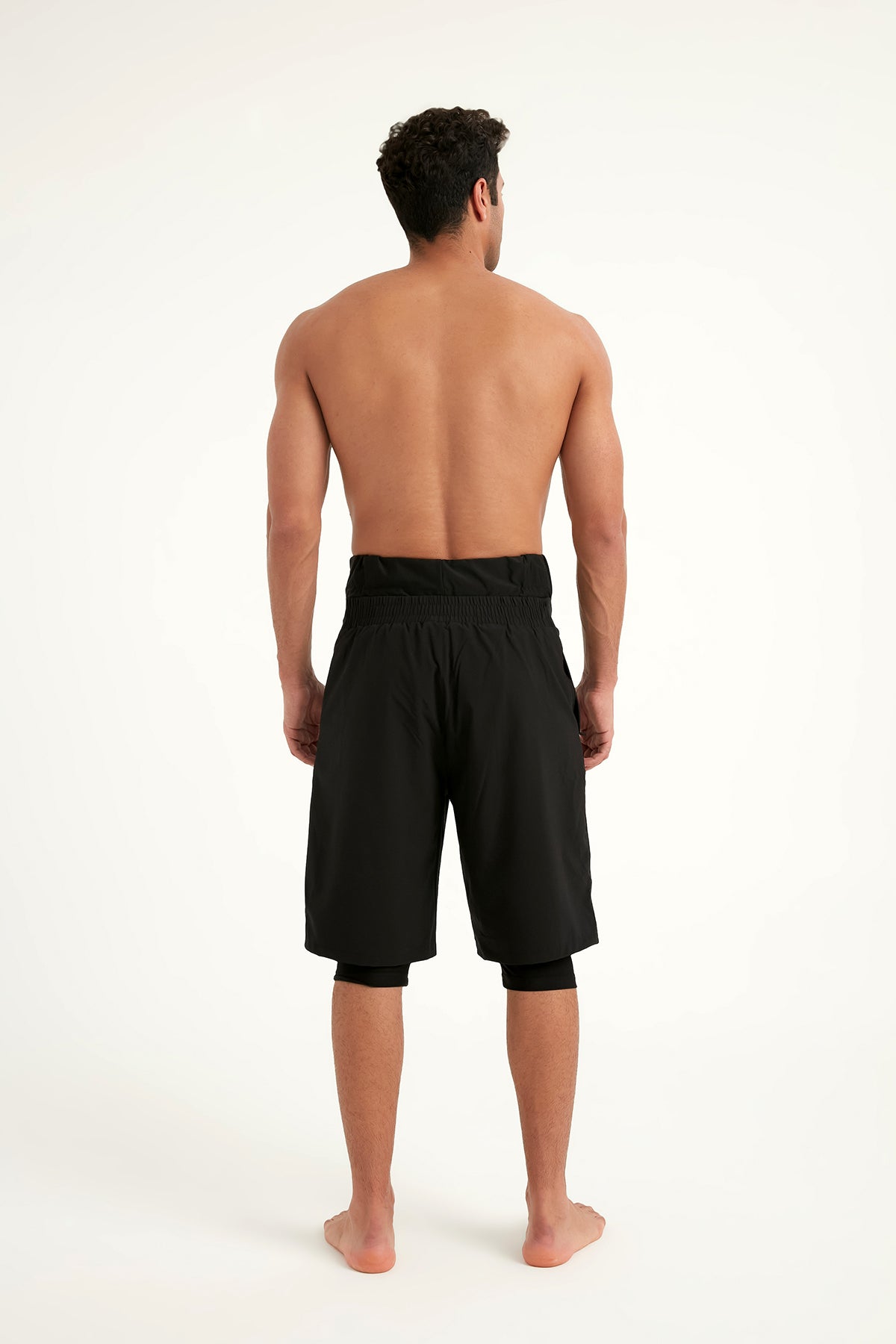 شورت سباحة رجالي مارينا بلاك مودست - S2503-1 