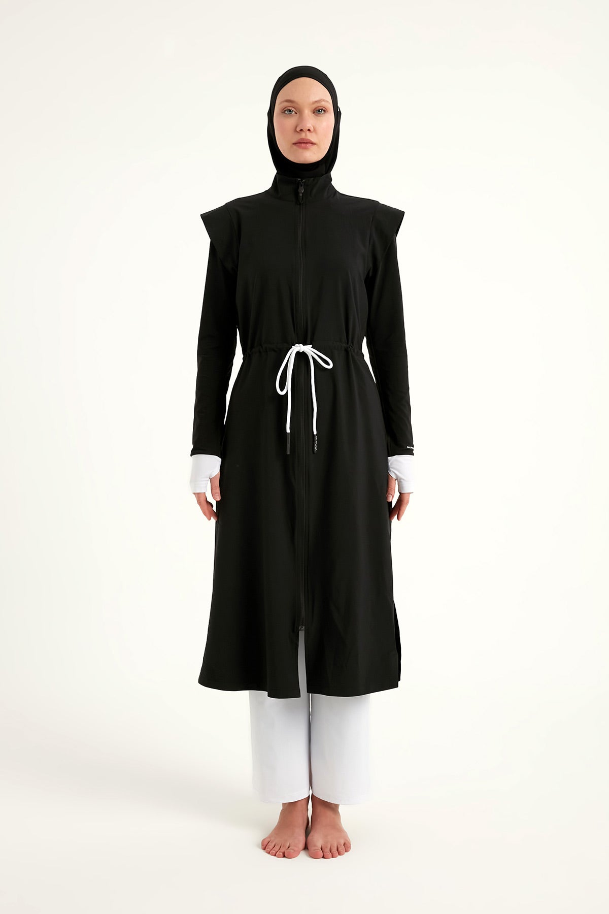 Marina Black Full Coverage Swimwear Burkini Set M2501-2 AE