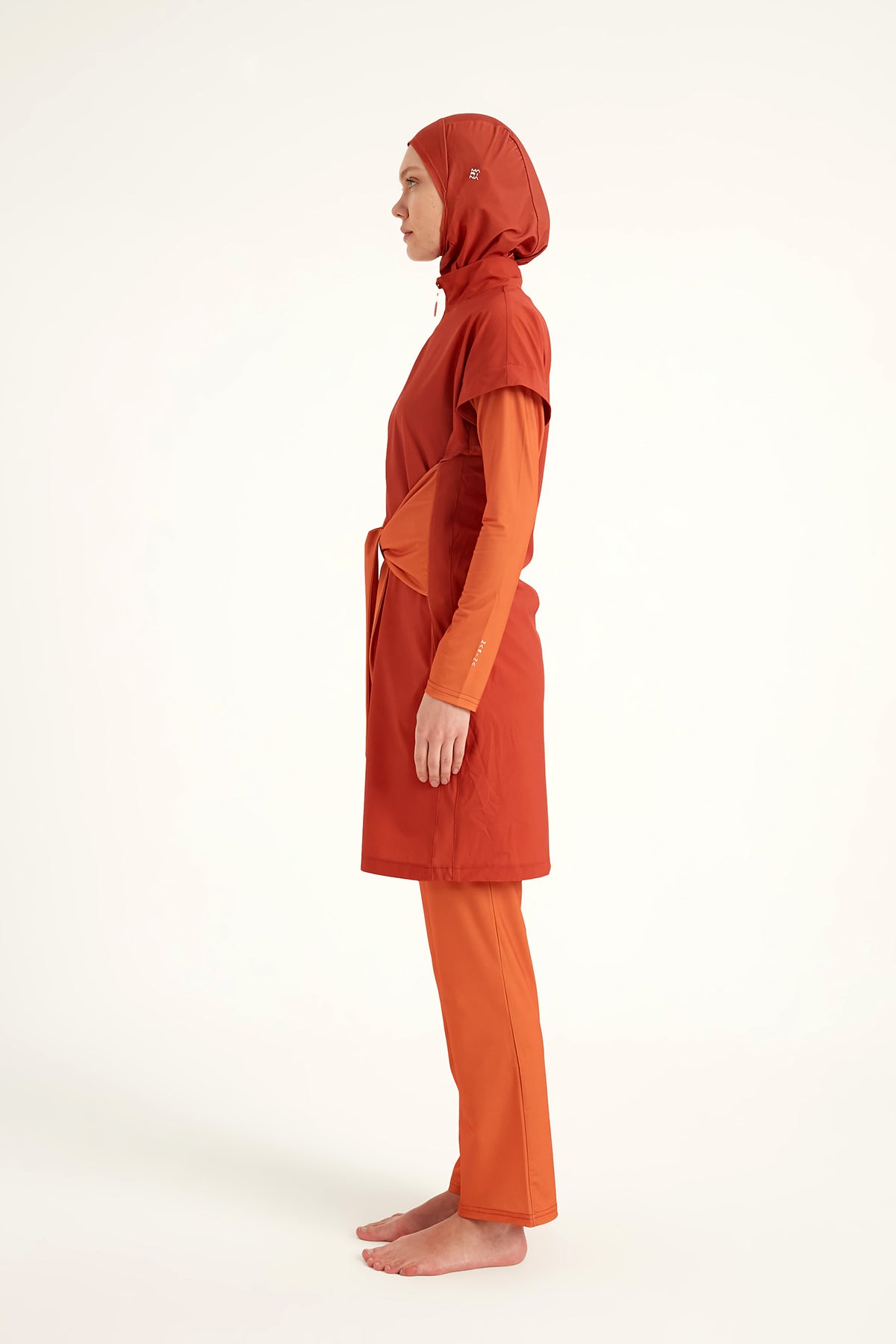 Full Coverage Islamic Swimsuit with Waist Tie | M2523-2