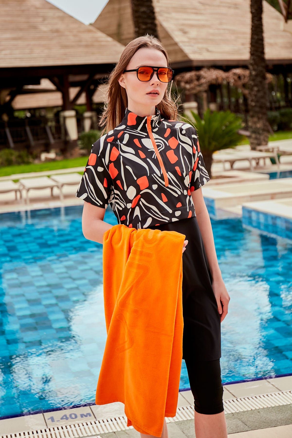 Orange Beach Towel PH23-12092 Secondary image