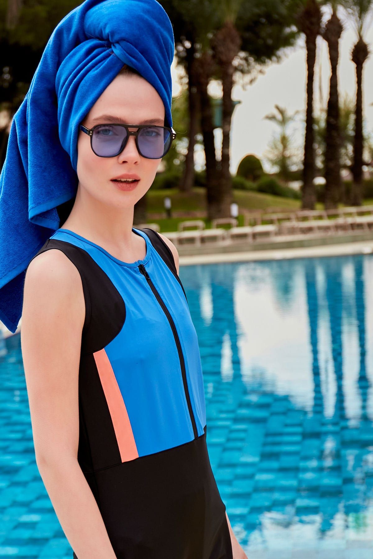 Navy Beach Towel PH23-13263