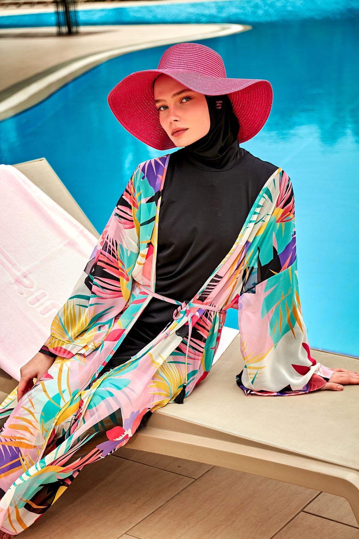 Colourful Pareo Kimono P2410