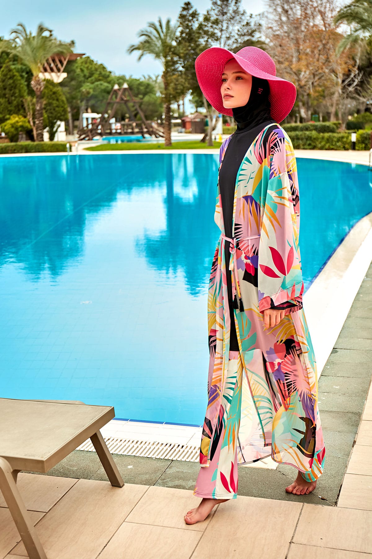 Colourful Pareo Kimono P2410
