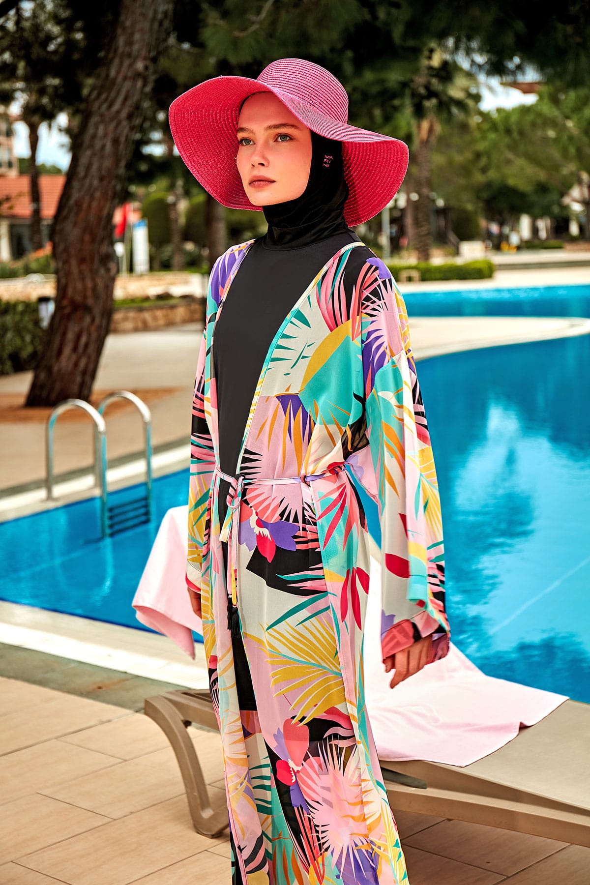 Colourful Pareo Kimono P2410