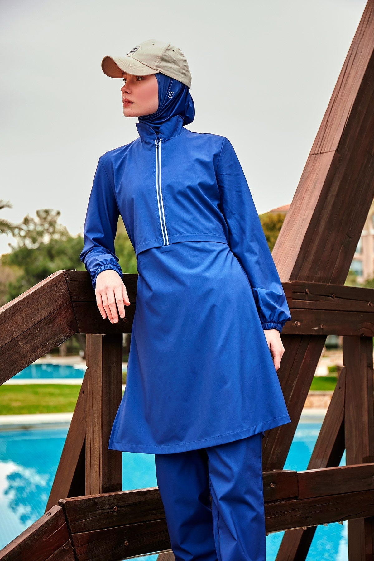Woven Burkini Modest Swimwear M2435 AUS Secondary image