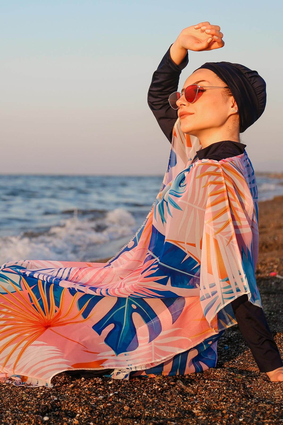 Blue Pareo Kimono P2109