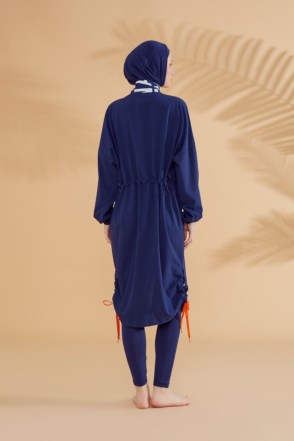 Woven Navy Burkini Modest Swimwear M2301-1