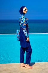 Rivamera Full Coverage Swimsuit R2503 - Blue