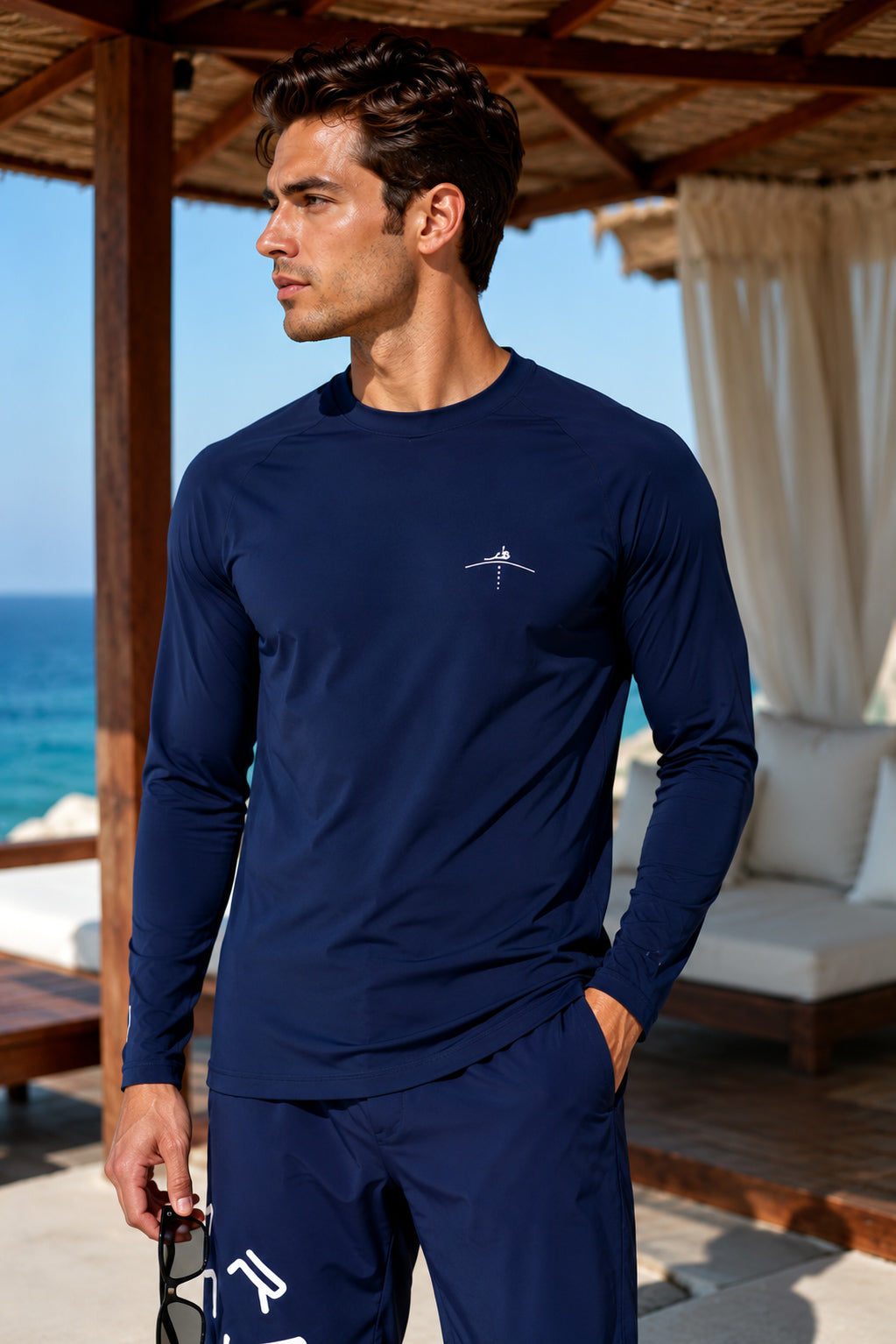Men's T-Shirt Navy Blue T2601