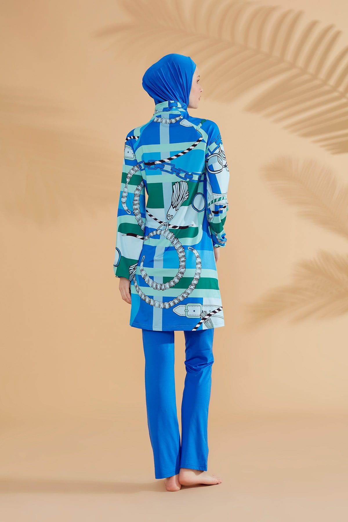 ملابس سباحة محتشمة من الليكرا ساكس بوركيني M2315